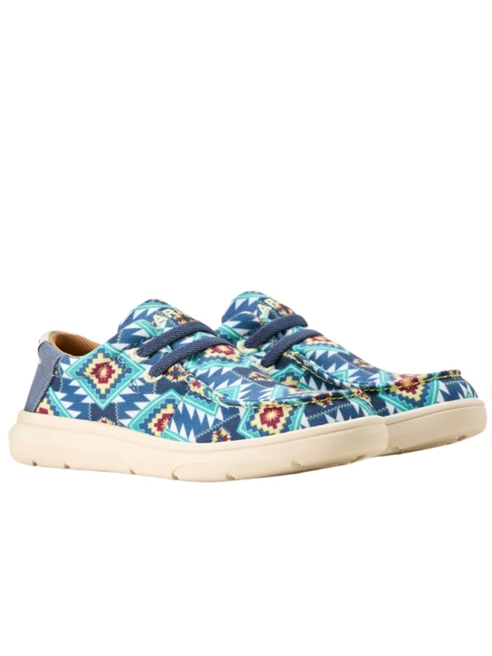 Ariat Youth's Blue Cortez Aztec Hilo Shoes Lightweight  New in Box Size 13